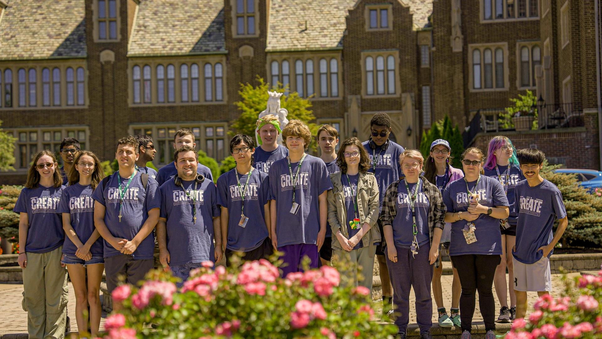 CREATE team in front of Old Main