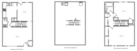 732 Townhouse Floor Plan