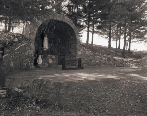 Mary statue in the Grotto