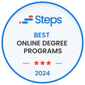 Steps Best Online Degree Programs 2024 logo