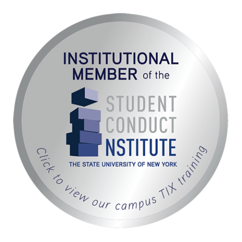 Institutional Member of the Student Conduct Institute badge, from the State University of New York