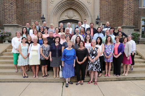 Mercy Emissaries, pictured outside of Old Main